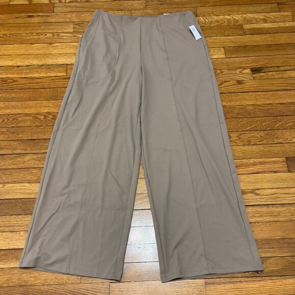 Old Navy Pants - Old Navy Women's Brown High-Waisted PowerSoft Wide-Leg Pants Size XL $45 NWT